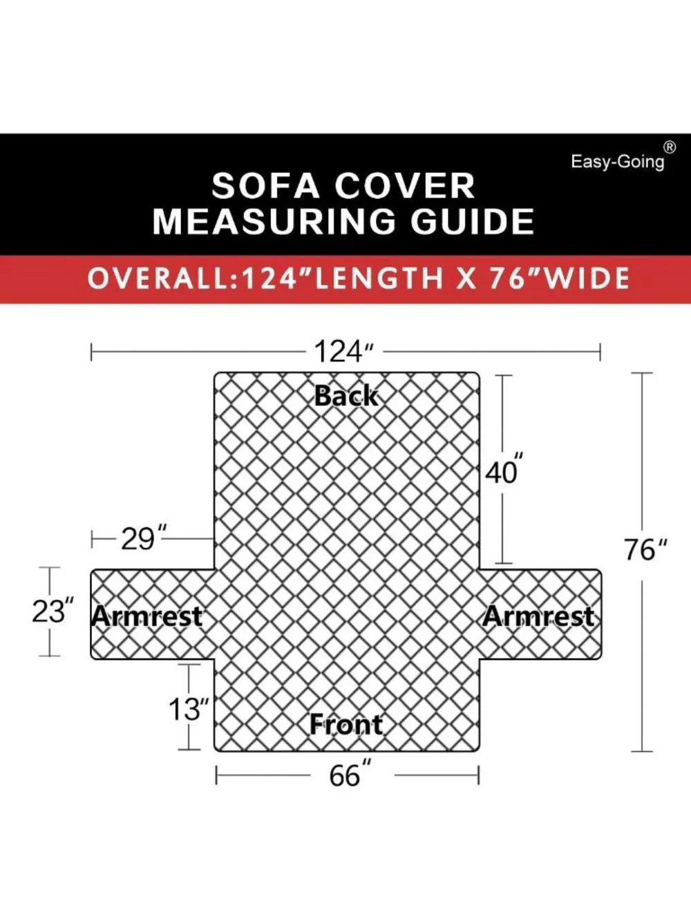 Reversible 3-Cushion Couch Cover - Water-Resistant Pet Protector, Gray/Light
